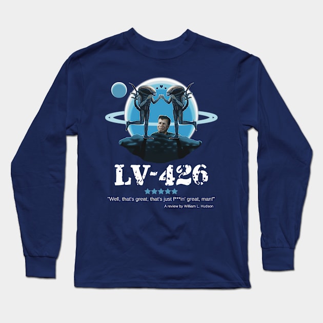 Acheron (LV-426) Funny Print Long Sleeve T-Shirt by SPACE ART & NATURE SHIRTS 